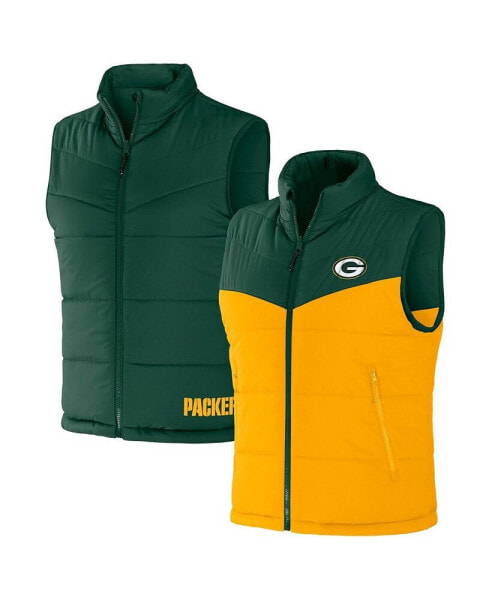 Men's NFL x Darius Rucker Collection by Green Green Bay Packers Colorblocked Full-Zip Vest