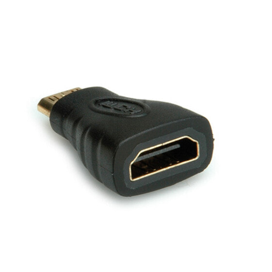 VALUE Secomp Adapter - HDMI F - HDMI Mini M - HDMI Type A - HDMI Type C (Mini) - Black