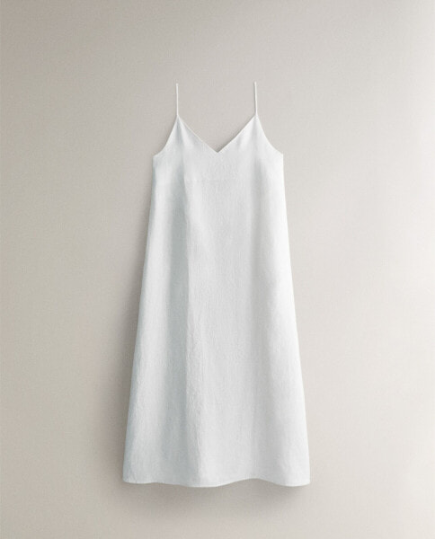 Plain linen nightdress