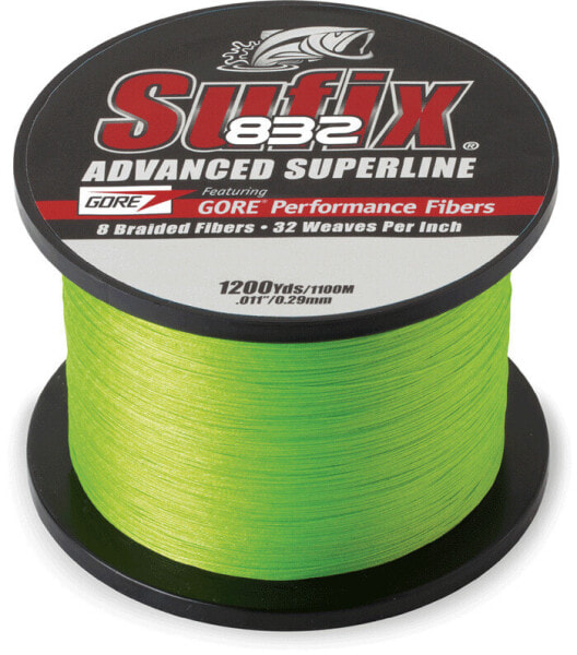 Sufix 832 Advanced Superline Braid 1200 Yards Fishing Line-Pick Color/Line Class