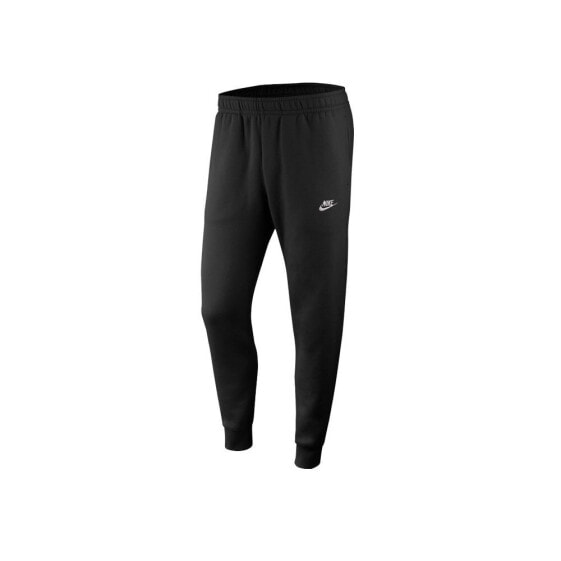 Мужские брюки спортивные черные зауженные на резинке джоггеры Nike Club Jogger