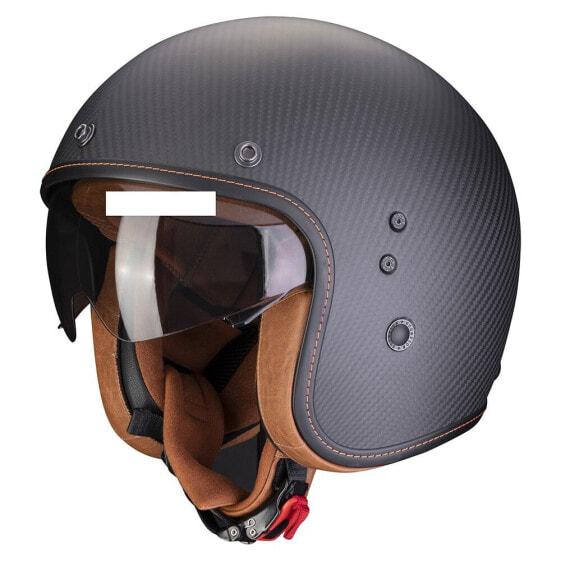SCORPION Belfast Carbon Evo Solid open face helmet