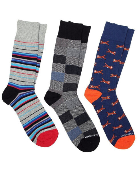 Unsimply Stitched 3Pk Crew Socks Men's