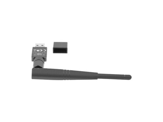 Беспроводной USB WLAN адаптер Lanberg NC-0150-WE - 2400 Mbit/s - Черный