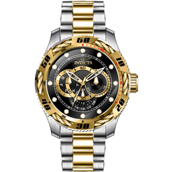 Часы Invicta Speedway Black Gold Dial