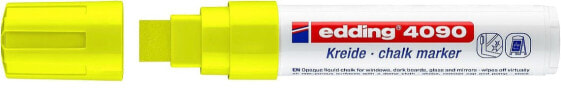 EDDING 4090 - Yellow - Chisel - 4 mm - 1.5 cm - Red,White,Yellow - Round
