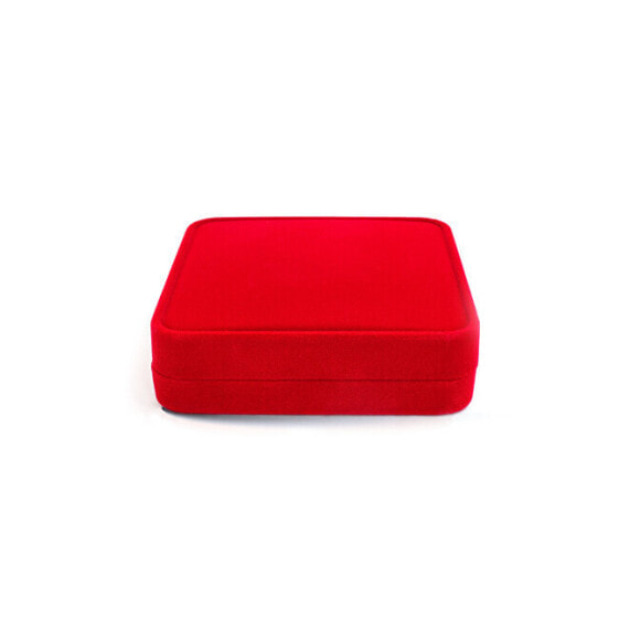 Подарочная коробка красная из замши Beneto KS6