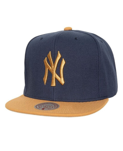 Mitchell Ness Men's Navy New York Yankees Work It Snapback Hat