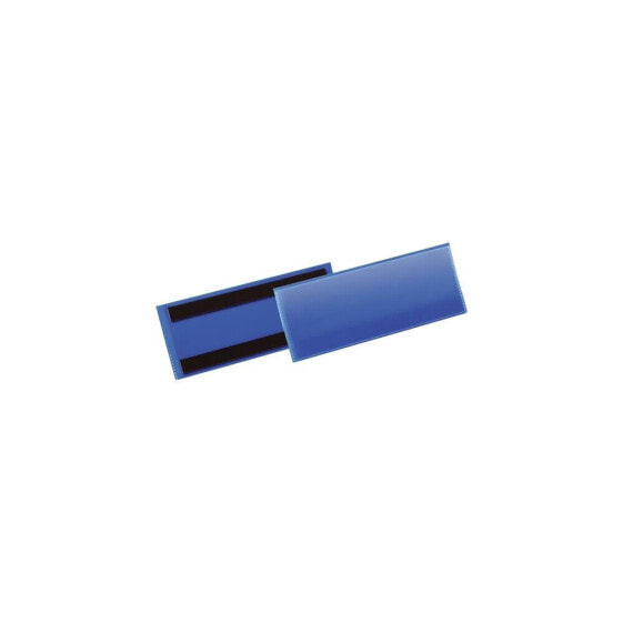 Durable Etikettentasche B210xH74mm blau magnetisch