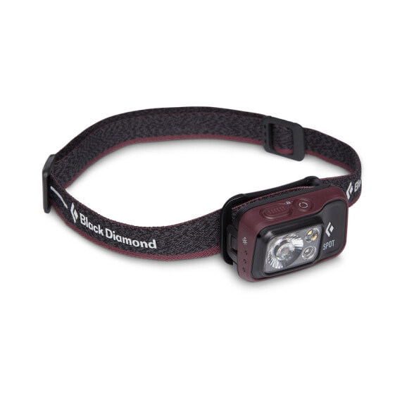 Black Diamond Spot 400 - Headband flashlight - Black - Bordeaux - 1.1 m - IPX8 - 400 lm - 12 m