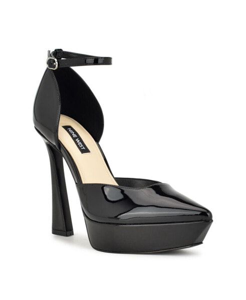 Women's Laken Tapered Heel Ankle Strap Dress Pumps