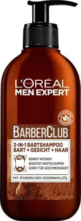 Bartshampoo Barber Club 3in1, 200 ml