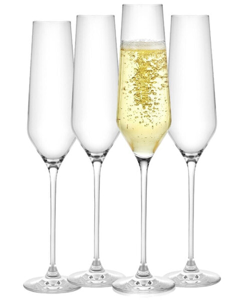 Layla Champagne Glasses, Set of 4