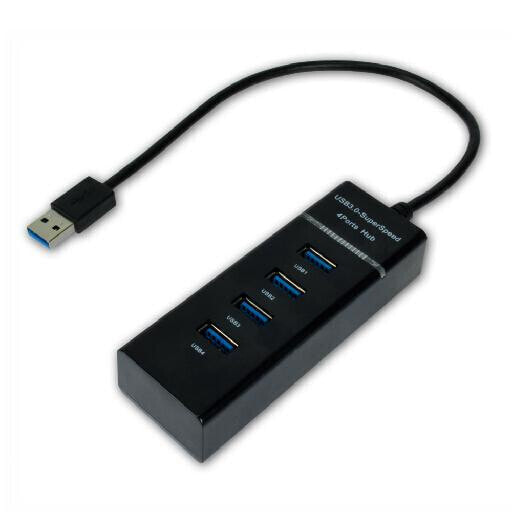 MCL Samar MCL USB3-M104B/N - USB 3.2 Gen 1 (3.1 Gen 1) Type-A - Black