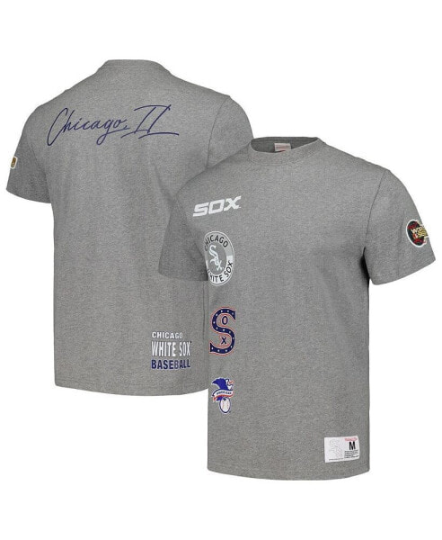 Men's Heather Gray Chicago White Sox Cooperstown Collection City Collection T-shirt