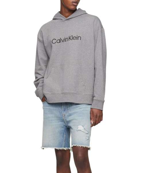 Худи Calvin Klein Relaxed Fit Terry  Grey