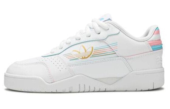 Кеды adidas originals Carrera Low Pride Радужные Белые