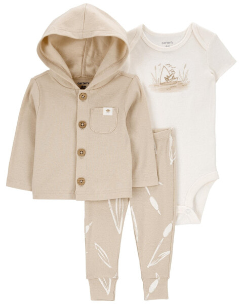 Baby 3-Piece Little Cardigan Set 3M