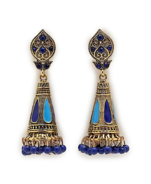 Women's Gold Ethnic Drop Earrings