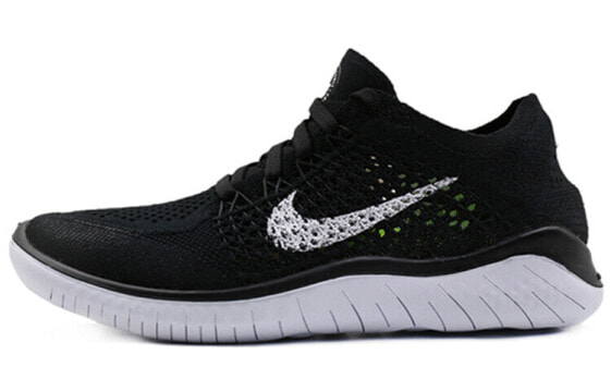 Nike Free RN Flyknit 低帮 跑步鞋 女款 黑色 / Кроссовки Nike Free RN Flyknit 942839-001