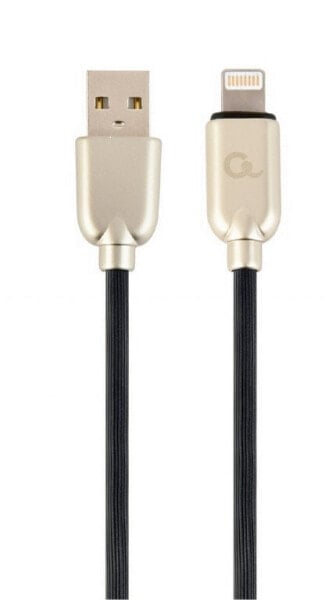 Gembird Cablexpert CC-USB2R-AMLM-2M - 2 m - USB A - Lightning - Male - Male - Black
