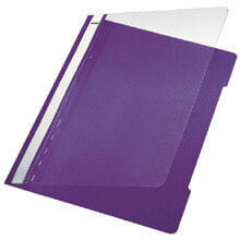 Esselte Leitz Standard Plastic File A4 PVC Violet (25) - Violet - PVC - A4 - 233 mm - 310 mm
