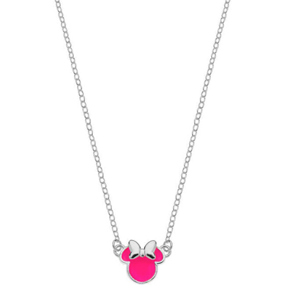 Beautiful Minnie Mouse steel necklace NS00039SL-157.CS