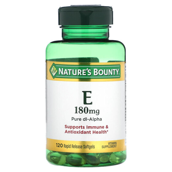 Vitamin E, 180 mg, 120 Rapid Release Softgels