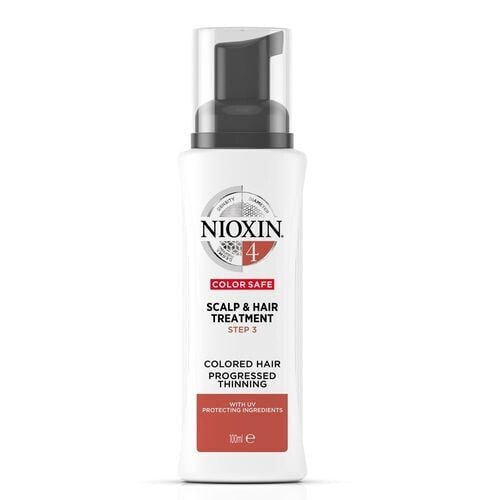 Nioxin System 4 Scalp & Hair Treatment  Восстанавливающее средство для окрашенных волос с прогрессирующим истончением 100 мл