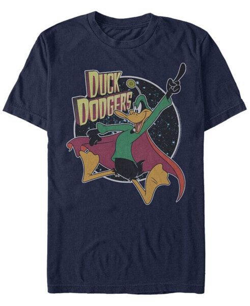 Looney Tunes Men's Daffy Duck Dodgers Short Sleeve T-Shirt