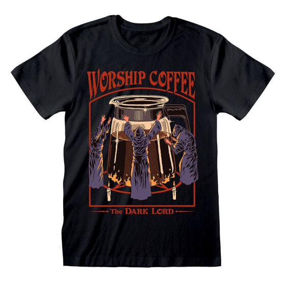 HEROES Steven Rhodes Worship Coffee Short Sleeve T-Shirt