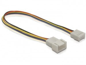 Delock Cable Fan 4pin - 0.2 m - Molex (4-pin) - Molex (4-pin)