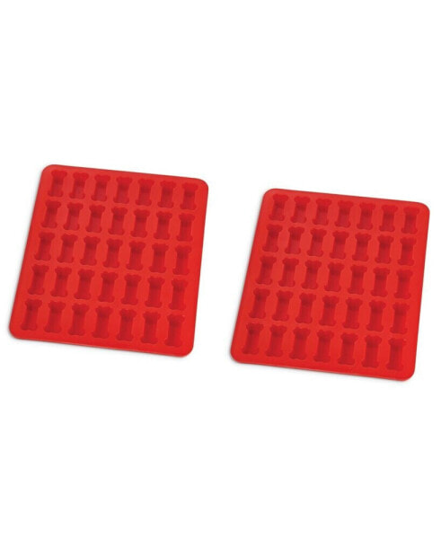 Set of 2 Dog Biscuit Mold, Non-Stick European-Grade Silicone