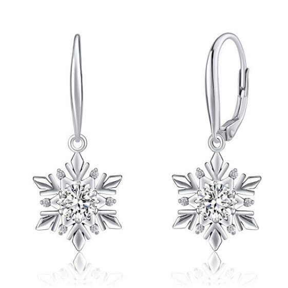 Серьги Silvego Elegant Silver  Snowflake