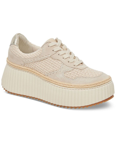 Women's Dandi Woven Lace-Up Platform Sneakers