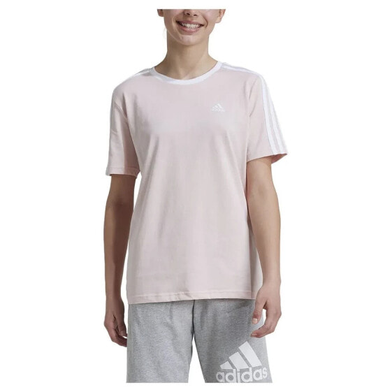 ADIDAS Essentials 3 Stripes Cotton Loose Fit Boyfriend short sleeve T-shirt