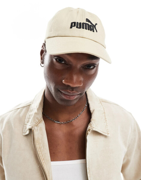 Puma Essentials cap in beige