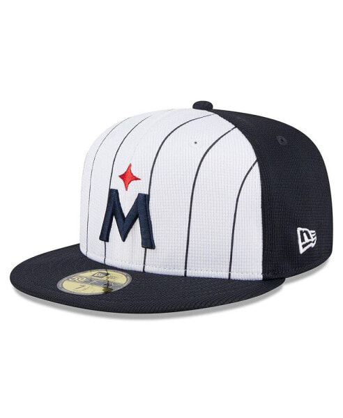 Men's White Minnesota Twins 2024 Batting Practice 59FIFTY Fitted Hat