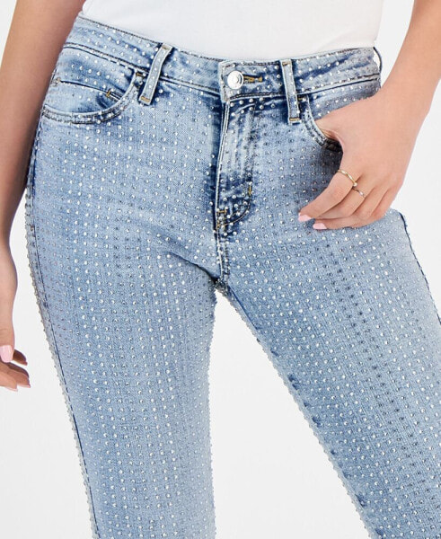 Women's Sexy Curve Studded Skinny Jeans