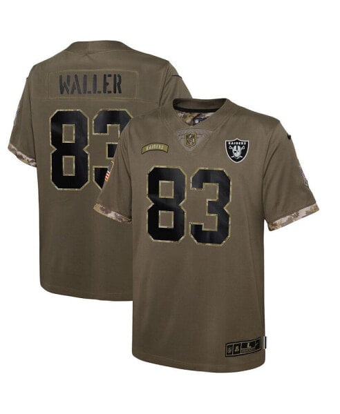 Big Boys Darren Waller Olive Las Vegas Raiders 2022 Salute To Service Player Limited Jersey