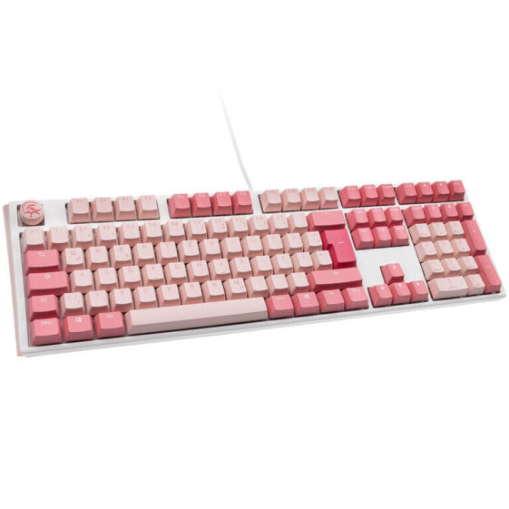 Ducky One 3 Gossamer Pink Gaming Tastatur - MX-Red