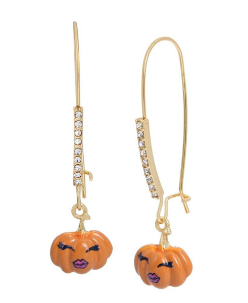 Серьги Betsey Johnson Pumpkin Dangle