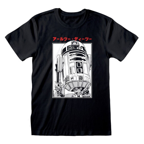 HEROES Star Wars R2D2 Katakana short sleeve T-shirt