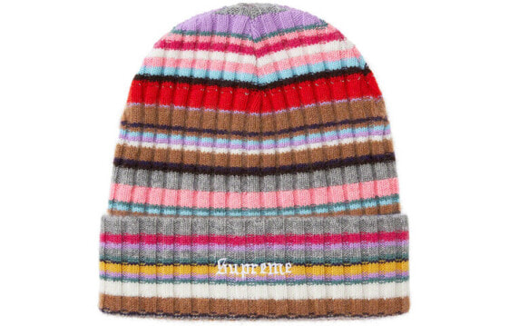 Supreme FW19 Week 9 Cashmere Beanie 多色拼接羊绒毛线帽冷帽 / Шапка Supreme FW19 Week 9 Cashmere Beanie SUP-FW19-878