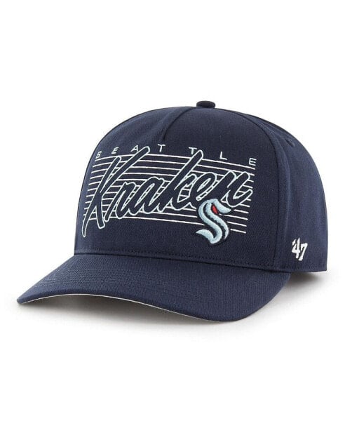 Men's Deep Sea Blue Seattle Kraken Marquee Hitch Snapback Hat