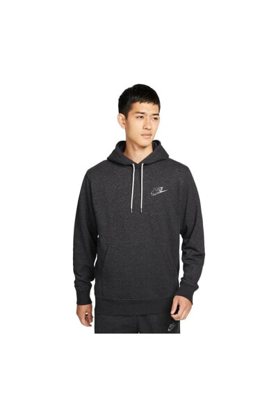 Толстовка мужская Nike Sportswear Essentials+ Pullover Revival Hoodie Erkek Kapüşonlu Siyah Sweatshirt DH1033-010