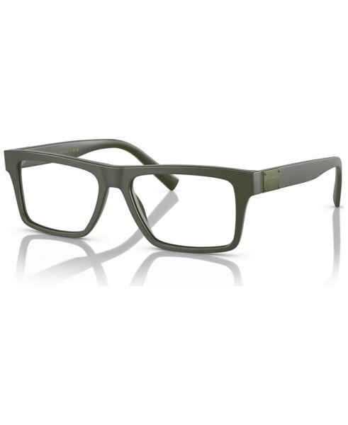 Men's Rectangle Eyeglasses, DG3368 52