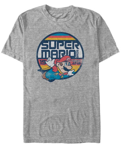 Nintendo Men's Super Mario Flying Mario Short Sleeve T-Shirt