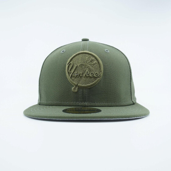 [60165758] Mens New Era MLB NY YANKEES 5950 FITTED 'COLOR PACK' - ARMY GREEN