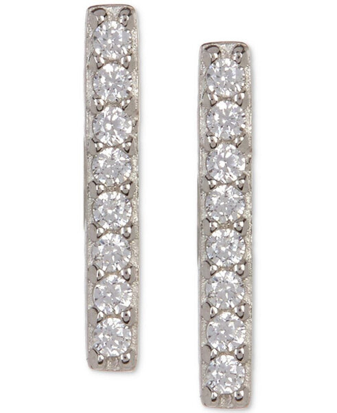 Серьги ADORNIA Crystal Bar Stud